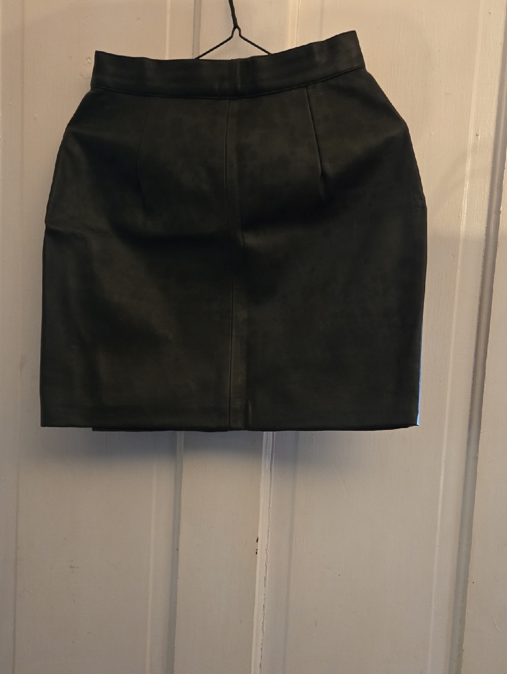 Black Faux Leather Mini Skirt - Sleek Women's Style